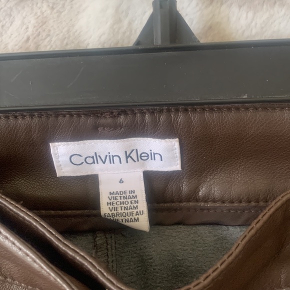 Calvin Klein leather pants vintage. - Picture 4 of 4